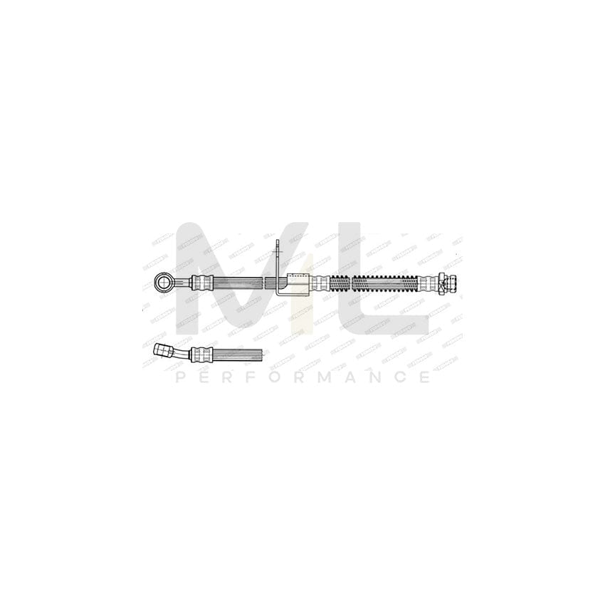 Ferodo FHY3131 Brake Hose 520mm, Ø10