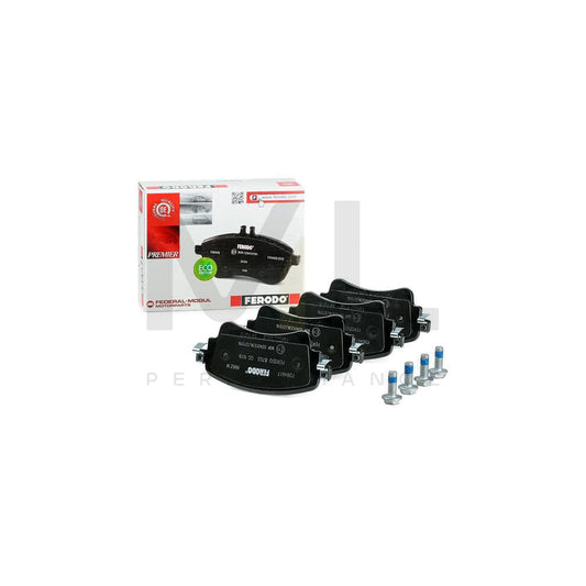 Ferodo FDB4617 Brake Pad Set Premier Eco Friction, Prepared for Wear Indicator, With Accessories