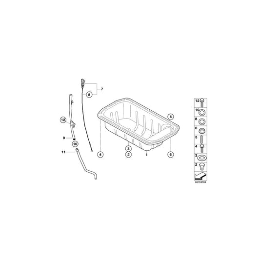 Genuine BMW 11437805182 R56 Guide Tube (Inc. Cooper D & One D)