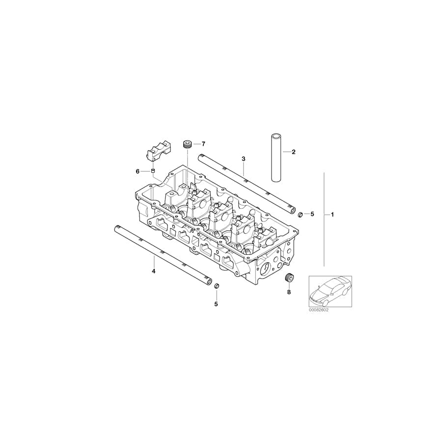 Genuine BMW 11121501167 R53 R50 Blind Plug (Inc. Coop.S JCW GP, One & One 1.4i)