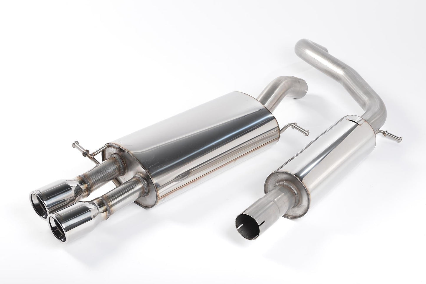 MillTek SSXVW109 Volkswagen Polo Resonated Cat-Back Exhaust - EC Approved