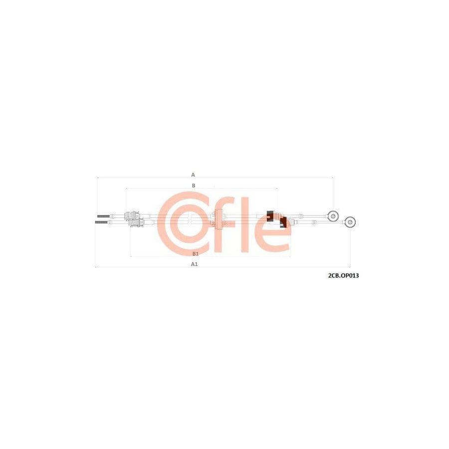 Cofle 2Cb.Op013 Cable, Manual Transmission for Opel Vectra