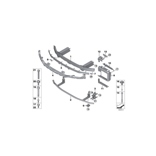 Genuine BMW 51118073096 G29 Impact Absorber, Top M - US (Inc. Z4 30i & Z4 M40i)