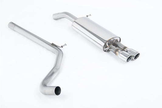 MillTek SSXVW108 Volkswagen Polo Non-Resonated Cat-Back