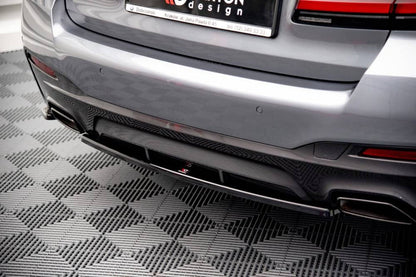 Maxton Design BMW Series 5 G30 Facelift M-Pack Central Rear Splitter