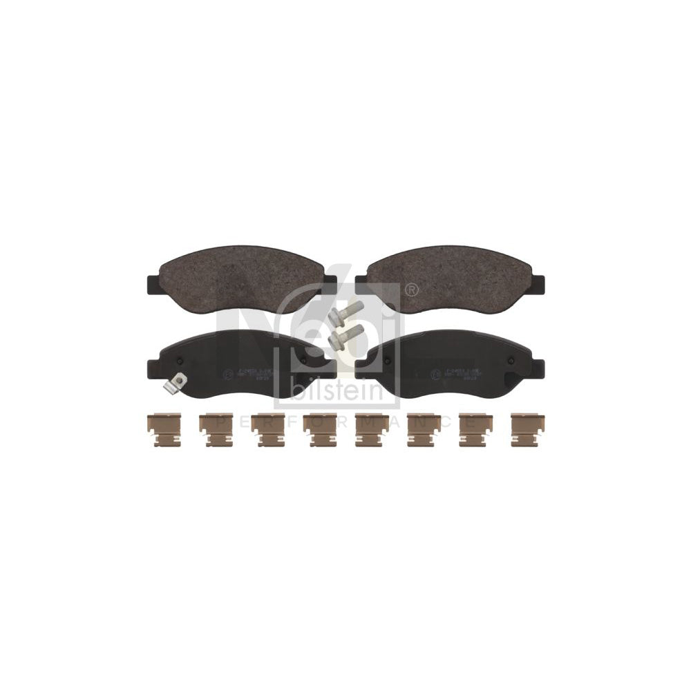 Febi Bilstein 16698 Brake Pad Set Front Axle, With Acoustic Wear Warning, With Attachment Material | ML Performance Car Parts