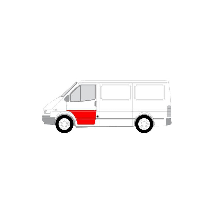 Blic 6015-00-2515123P Door, Body for Ford Transit