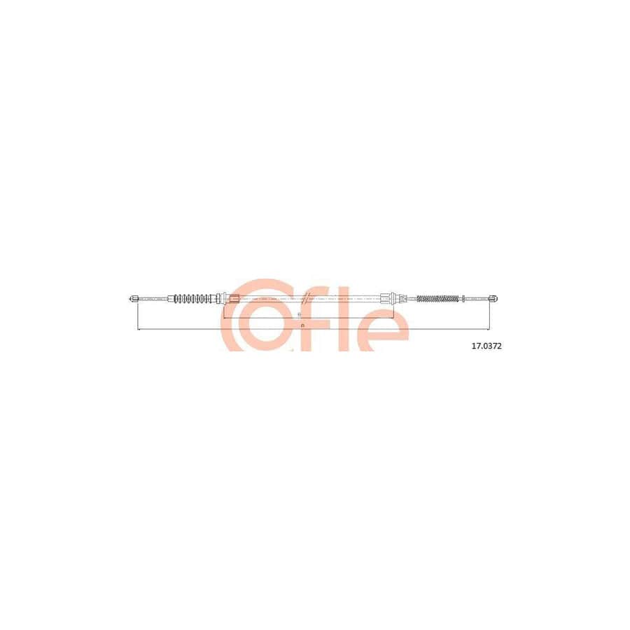Cofle 92.17.0372 Hand Brake Cable