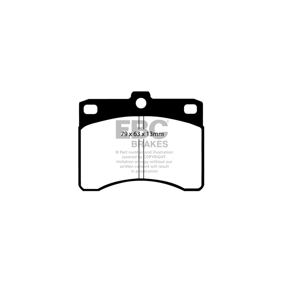 EBC DP685 Daihatsu Perodua Piaggio Ultimax Front Brake Pads (Inc. Domino, Hi-Jet, Nippa, Porter) 2 | ML Performance UK Car Parts