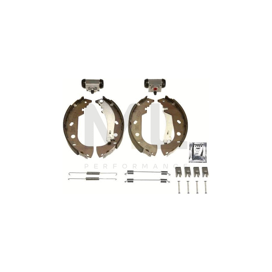 TRW Brake Kit BK1748 Brake Shoe Set for FIAT MAREA with wheel brake cylinder