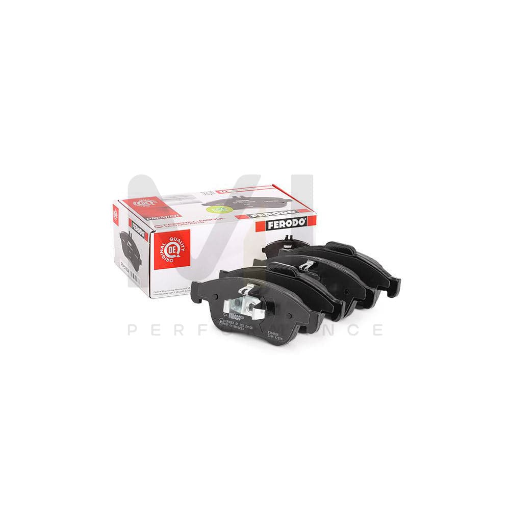 Ferodo Premier Eco Friction FDB4180 Brake Pad Set Not Prepared for Wear Indicator, With Piston Clip, Without Accessories