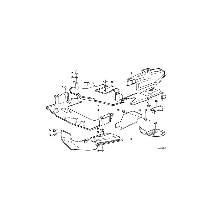 Genuine BMW 51471927056 E28 Holder (Inc. 535i & M535i)