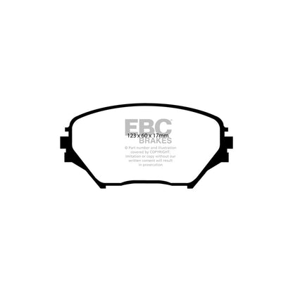 EBC DP1402 Toyota Rav 4 Ultimax Front Brake Pads - Akebono Caliper 2 | ML Performance UK Car Parts