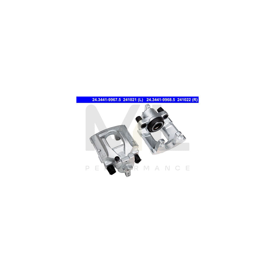 ATE 24.3441-9968.5 Brake Caliper for VW Touareg I (7LA, 7L6, 7L7) without holder