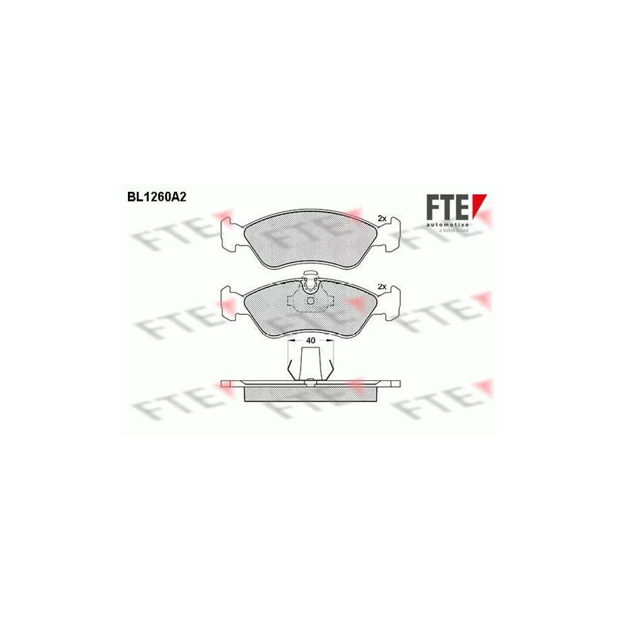 FTE 9010081 Brake Pad Set