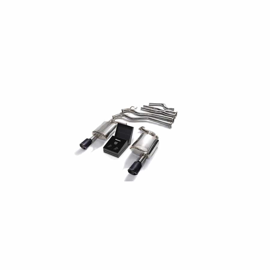 Armytrix FDM65-DC33 Valvetronic Exhaust System Ford Mustang GT Coyote 5.0L V8 2015-2022 with Dual Carbon Fiber 4.5"
