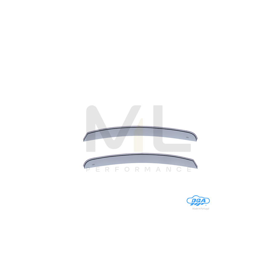 DGA 06017 Wind deflectors for CITRO脣N C3 I Hatchback (FC, FN) Arrow direction, Front, inner