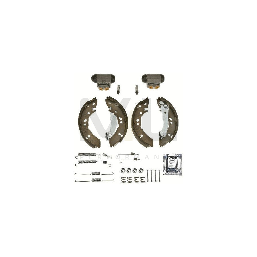 TRW Brake Kit BK2608 Brake Shoe Set for HYUNDAI Amica / Atoz (MX) with wheel brake cylinder