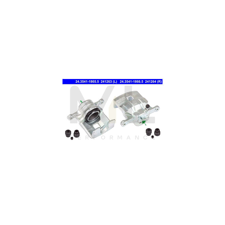 ATE 24.3541-1866.5 Brake Caliper for MAZDA 2 Hatchback (DE, DH) without holder