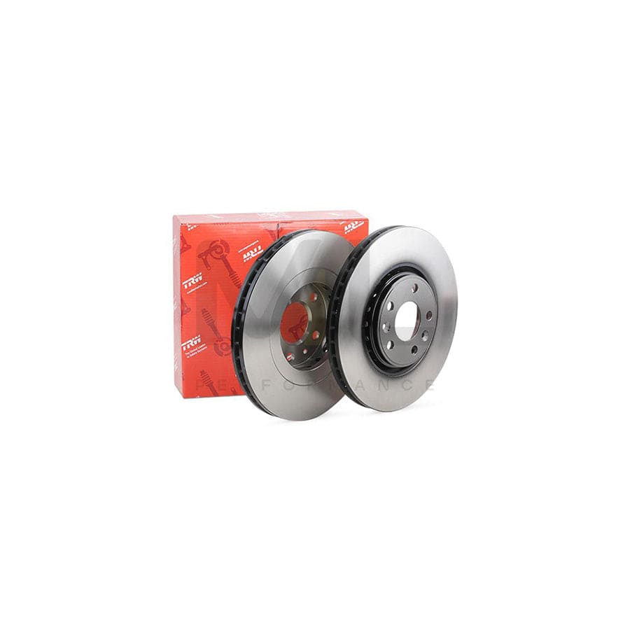TRW DF6208S Brake Disc Vented, Painted  - 1 piece