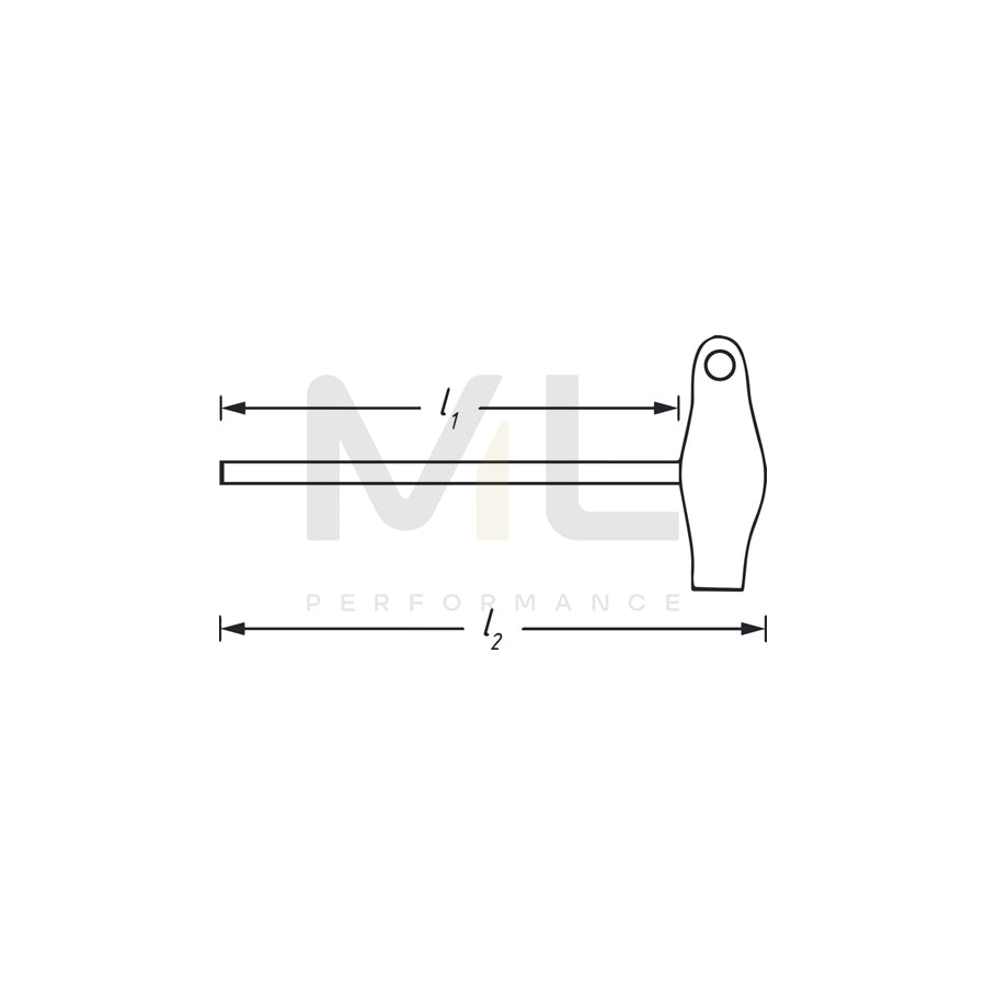 HAZET 828LG-6 Headlight adjustment tool