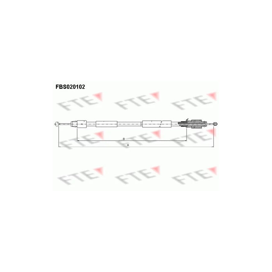 FTE 9250006 Hand Brake Cable