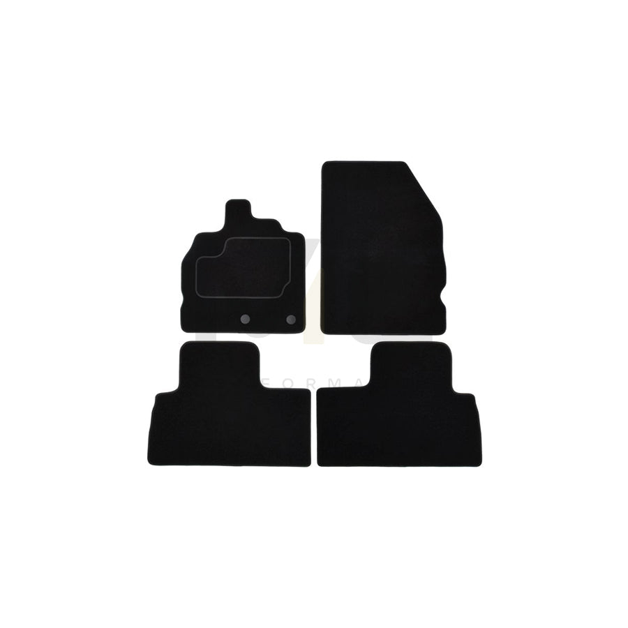 MAMMOOTH A041 RNT435 PRM 01 Floor mat set for RENAULT Grand Scﾃｩnic III (JZ) Textile, Front and Rear, Quantity: 4, Black