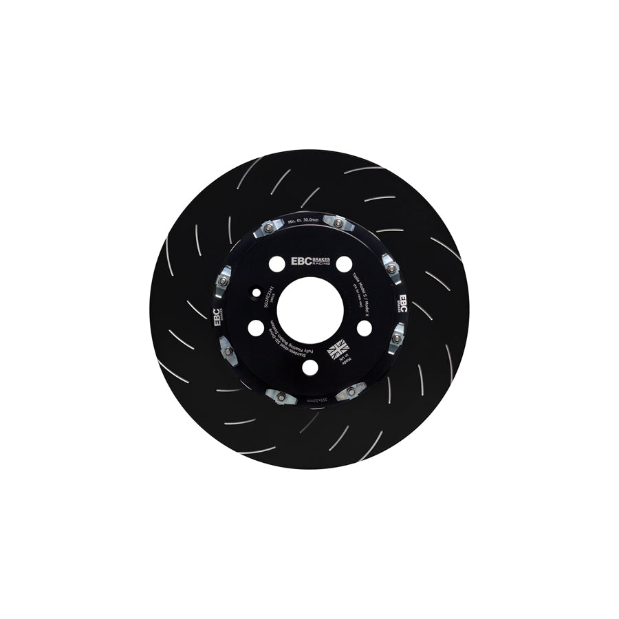 EBC P2DK021Y Tesla Front Kit Yellowstuff Pads & 2-Piece Fully-Floating Discs - Brembo Caliper (Inc. Model S & Model X) 3 | ML Performance UK Car Parts