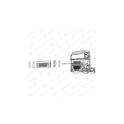 Covind Xf0/161 Air Deflector, Driver Cab