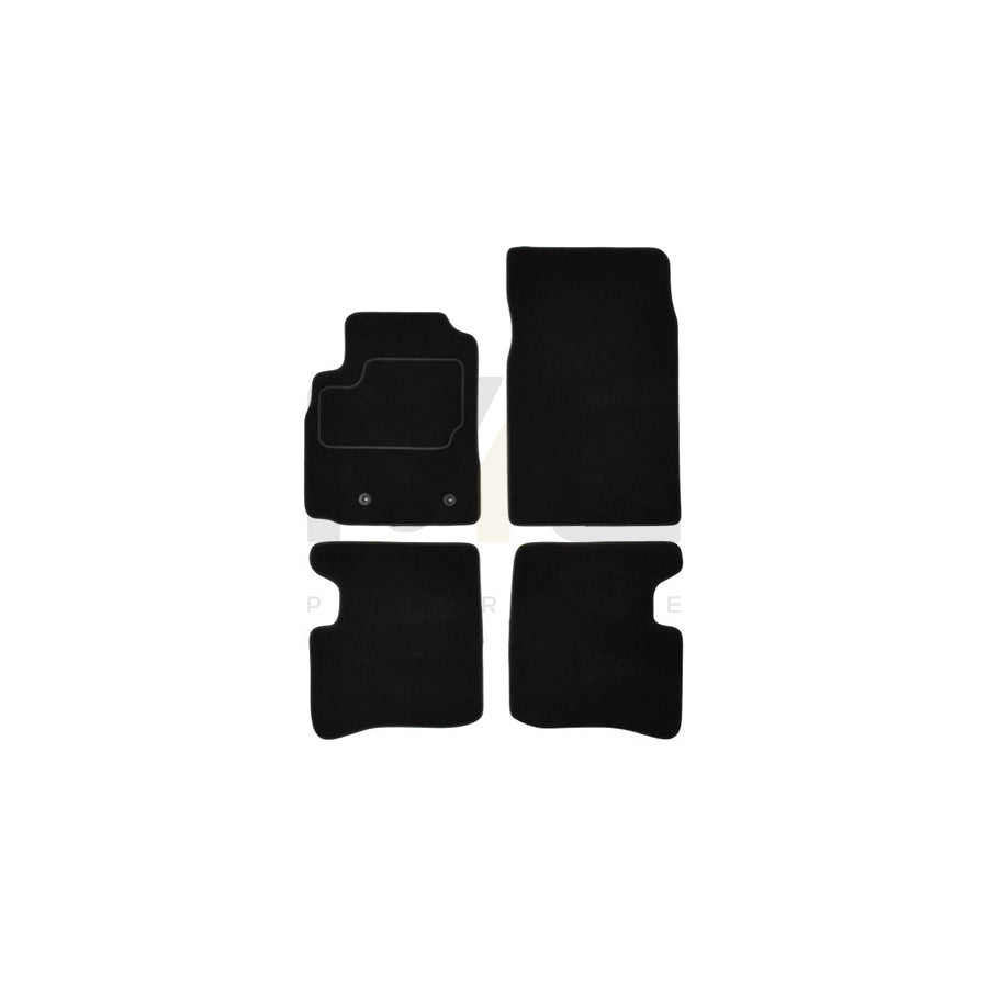 MAMMOOTH A041 TOY375 PRM 01 Floor mat set for TOYOTA Yaris I Hatchback (P1) Textile, Front and Rear, Quantity: 4, Black