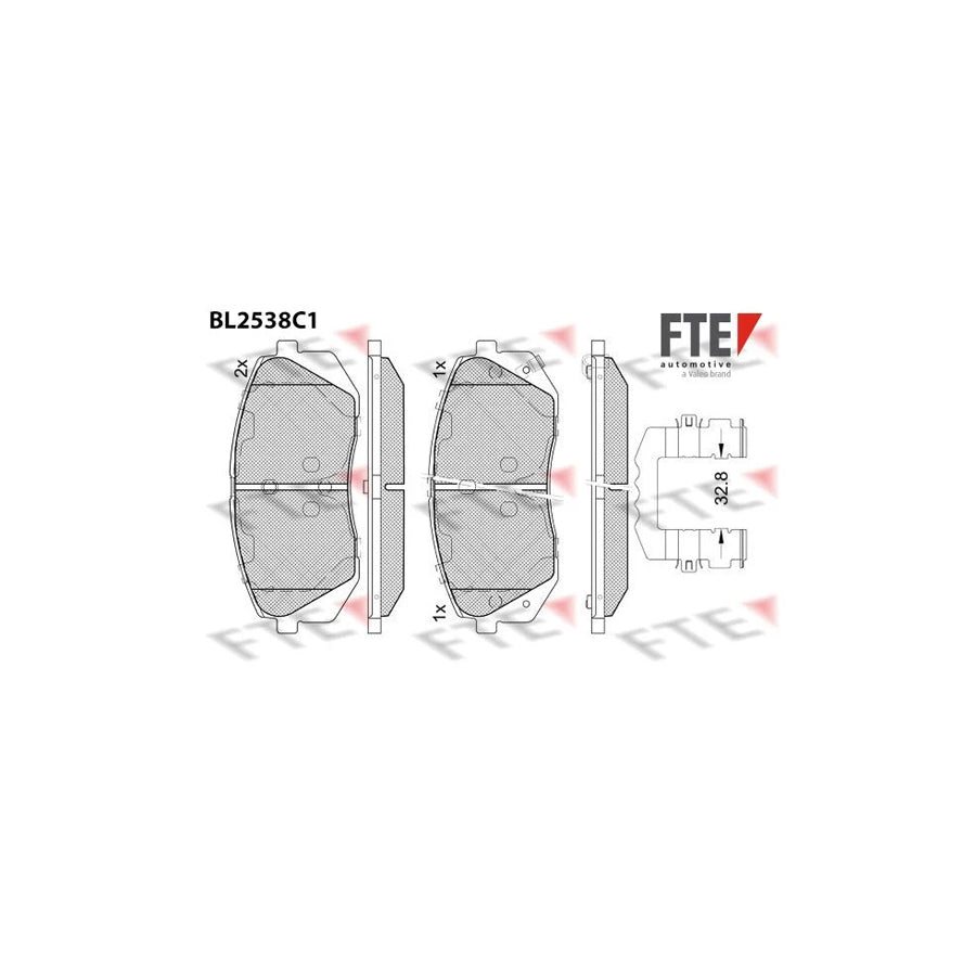 FTE 9011089 Brake Pad Set