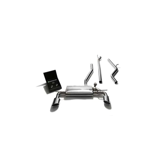 Armytrix MBA26-DS18C Valvetronic Exhaust System Mercedes-Benz A180 | A200 | A250 W176 2012-2015 with Dual Chrome Oval