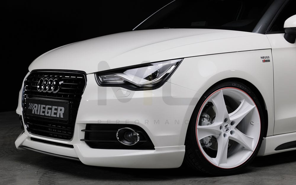 Rieger 00044100 Audi 8X A1 Front Splitter 3 | ML Performance UK Car Parts