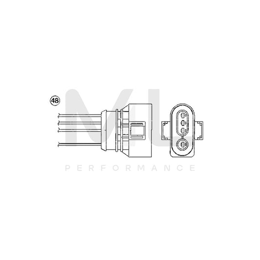NTK Lambda Sensor / O2 Sensor (NGK 91623) - OZA770-EE68 | ML Car Parts UK | ML Performance