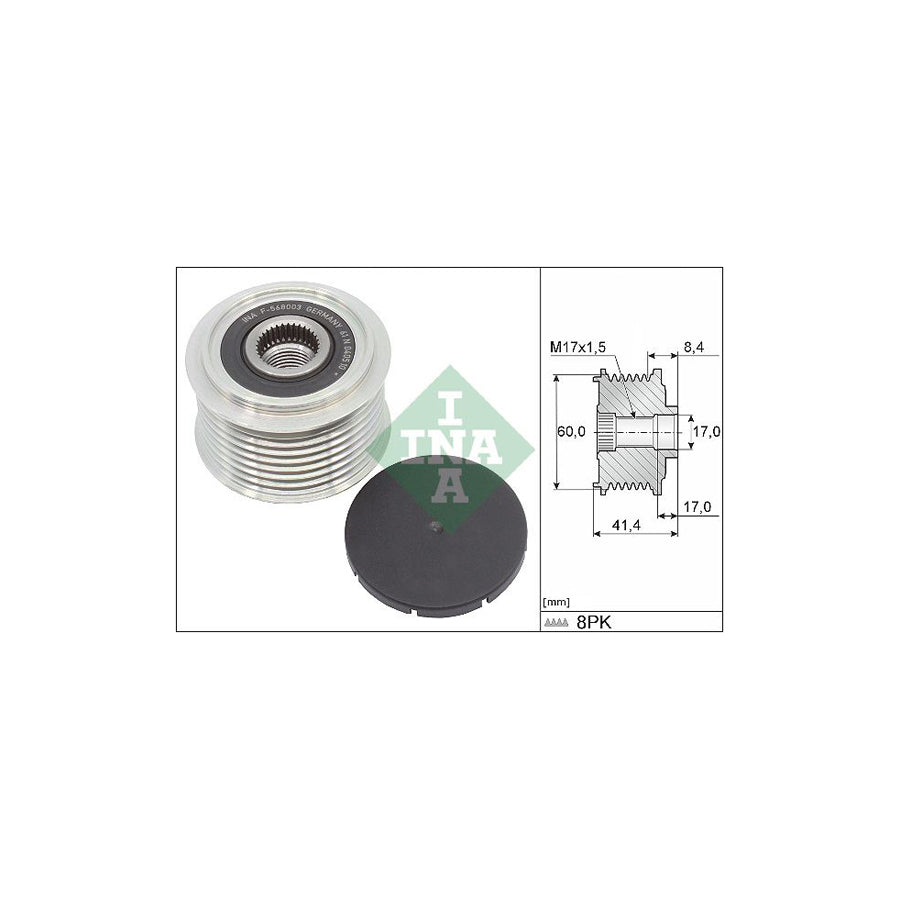 Ina 535 0262 10 Alternator Freewheel Clutch