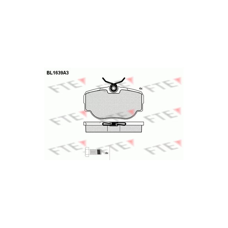 FTE Bl1639A3 Brake Pad Set