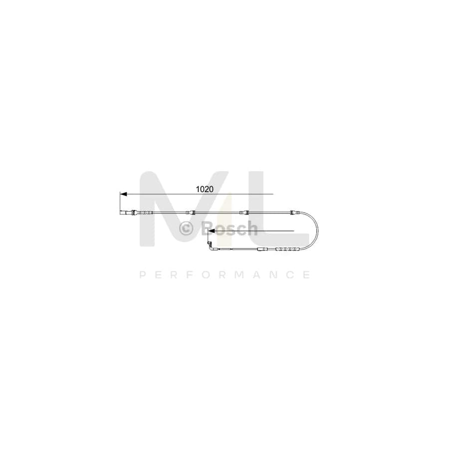 BOSCH 1 987 473 541 Brake pad wear sensor | ML Performance Car Parts