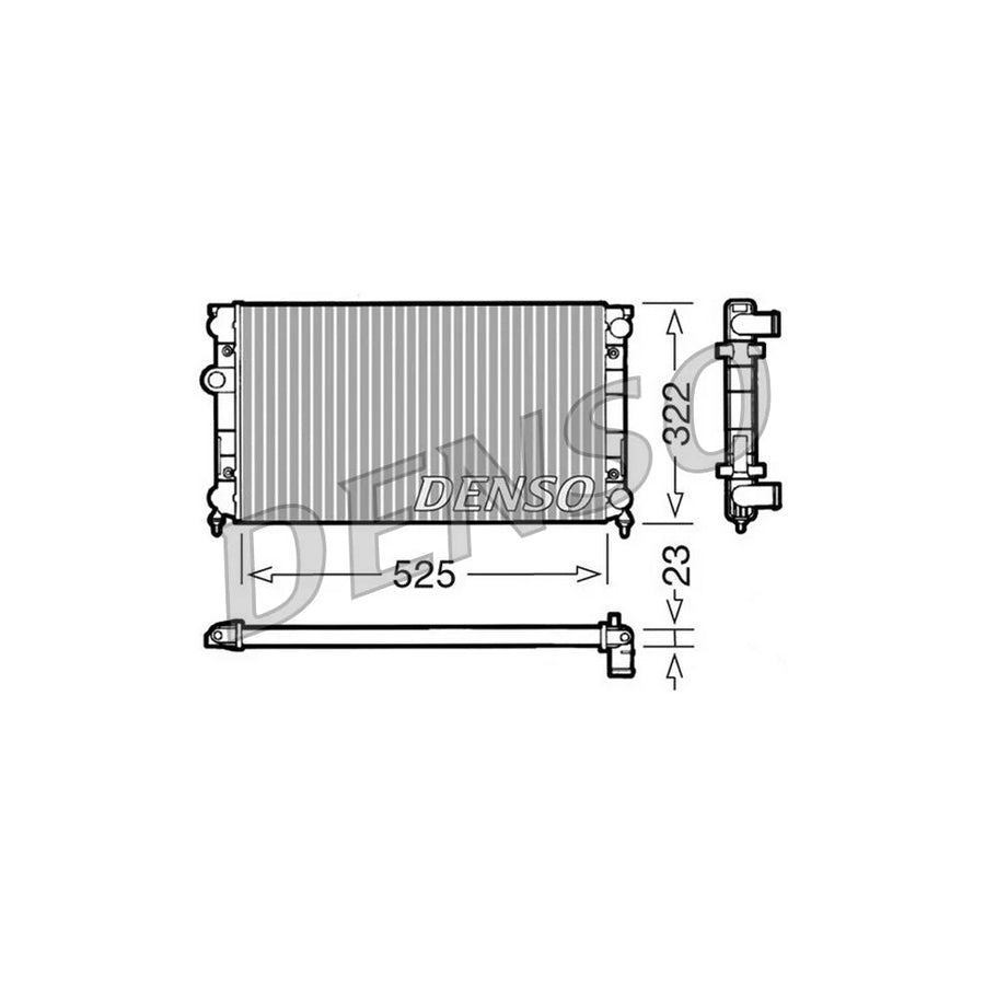 DENSO DRM32006 Engine Radiator