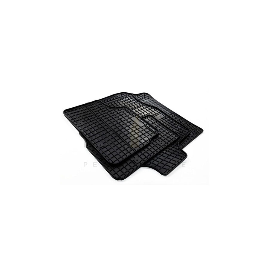 FROGUM Tailored 410404 Floor mat set for JAGUAR XF Saloon (X250) Elastomer, Front and Rear, Quantity: 4, Black, (LHD)
