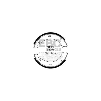 EBC 6544 BMW E36  E85 Rear Brake Shoes 1 | ML Performance UK Car Parts