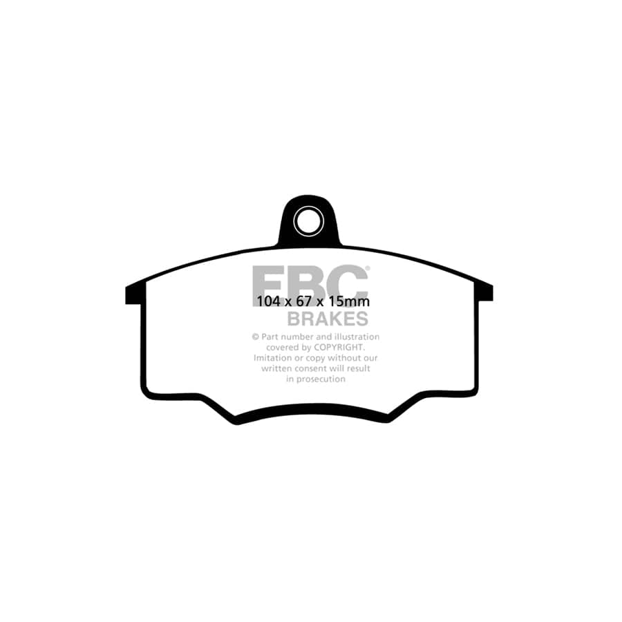 EBC PD01KF1764 Audi Greenstuff Front Brake Pad & Plain Disc Kit  (Inc. 80 & Coupe) 2 | ML Performance UK Car Parts