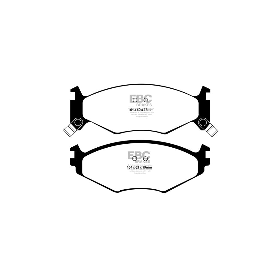 EBC DP1119 Chrysler Voyager Ultimax Front Brake Pads 2 | ML Performance UK Car Parts