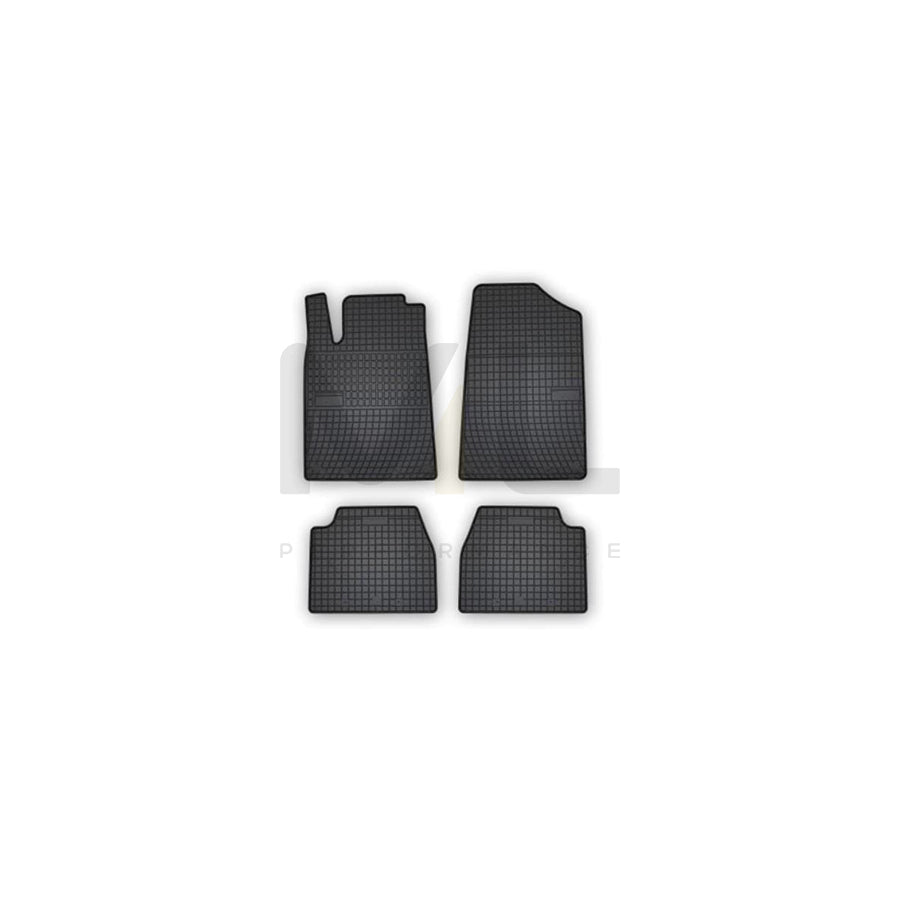 FROGUM Tailored 402393 Floor mat set for PEUGEOT 607 Saloon Elastomer, Front and Rear, Quantity: 4, Black, (LHD)