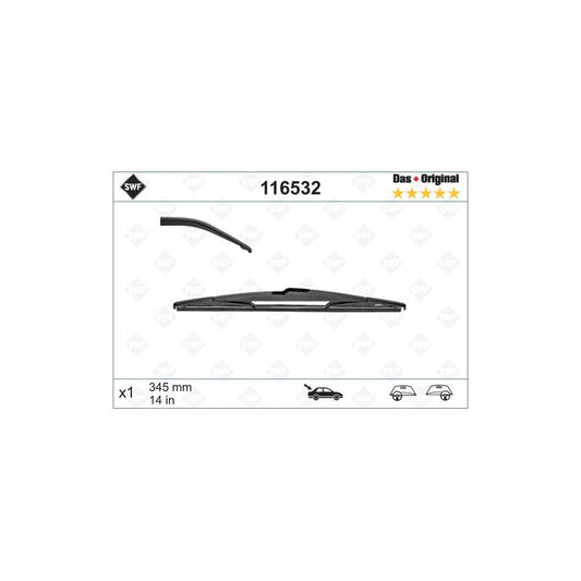 Swf Rear 116532 Wiper Blade