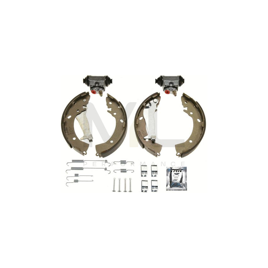 TRW Brake Kit BK1629 Brake Shoe Set for HYUNDAI Getz (TB) with wheel brake cylinder