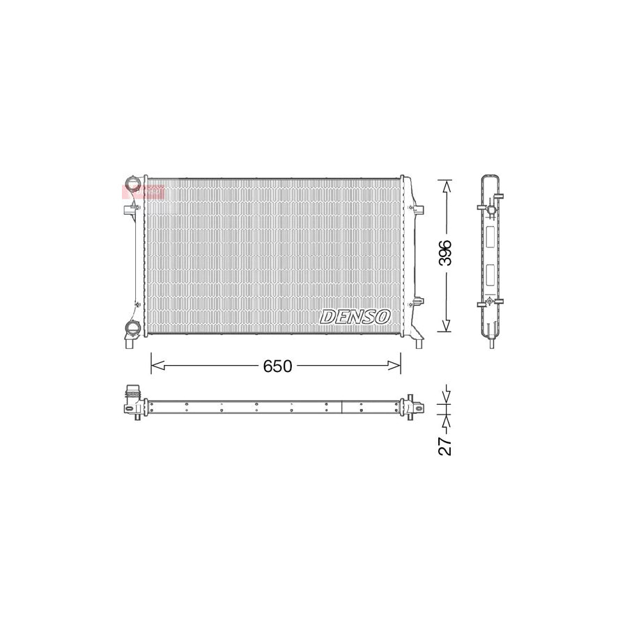 DENSO DRM32045 Engine Radiator
