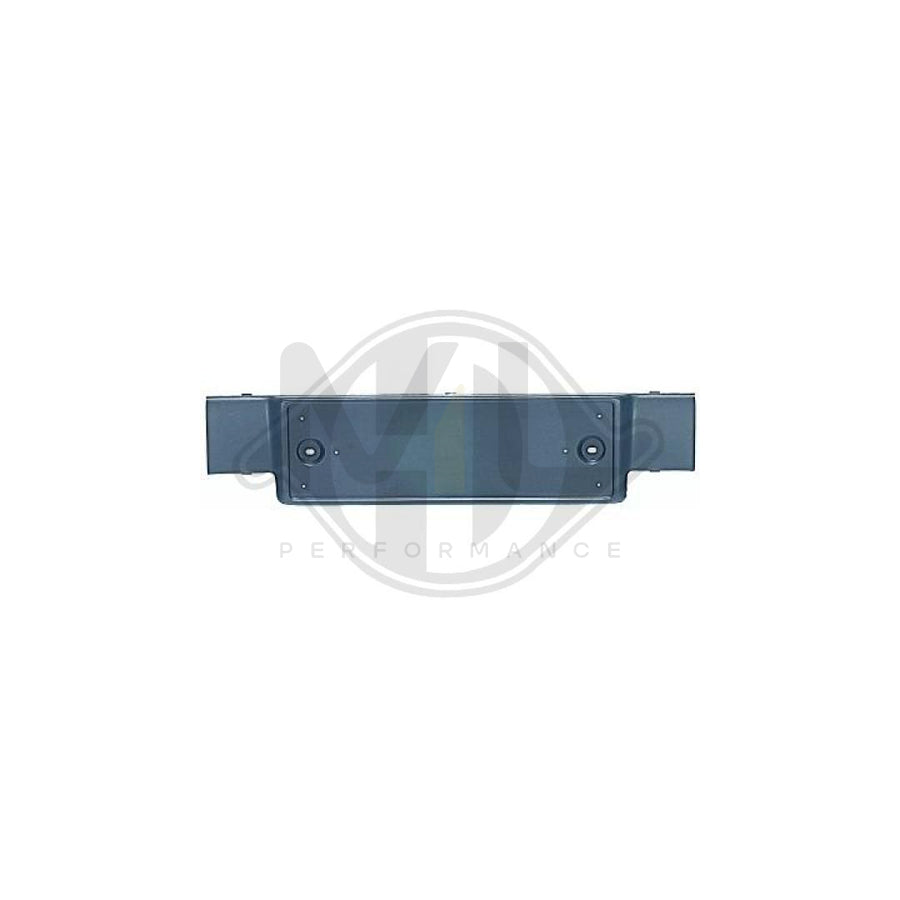 DIEDERICHS 1015061 Number plate holder for AUDI 80 Front, Black, frameless