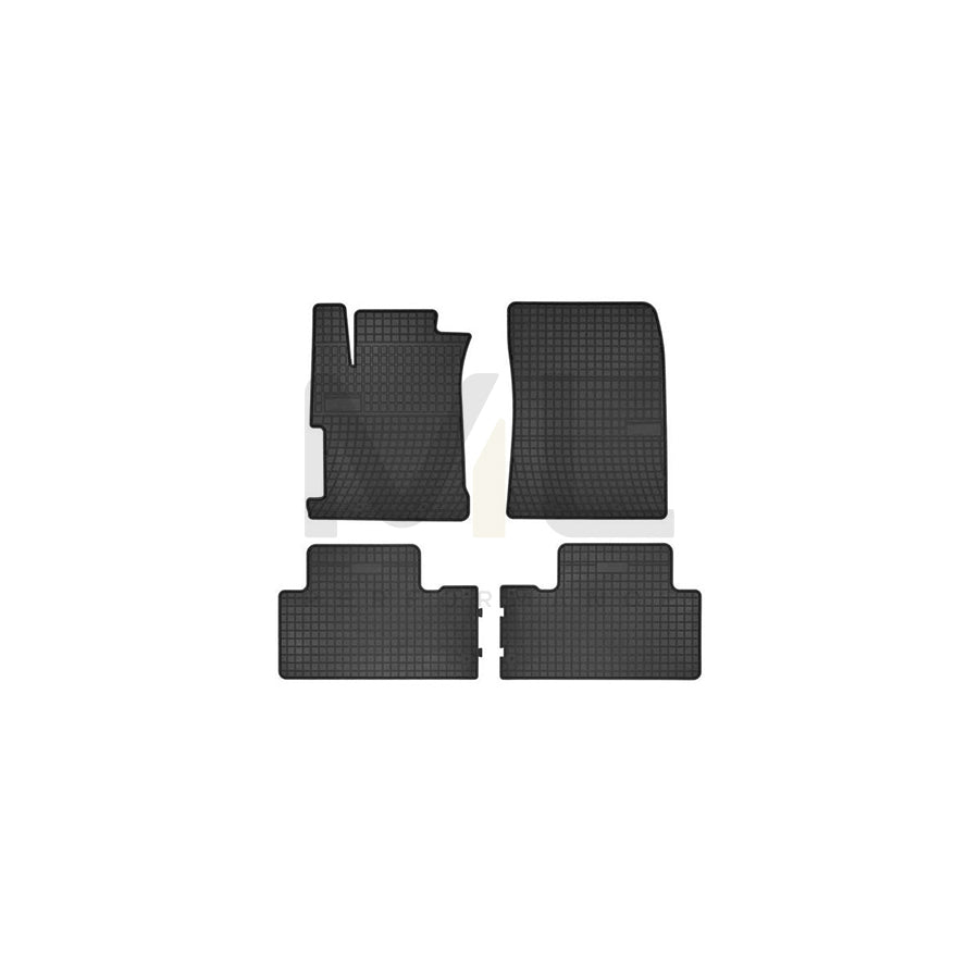 FROGUM 0834 Floor mat set for HONDA Civic IX Saloon (FB, FG) Elastomer, Front and Rear, Quantity: 4, Black