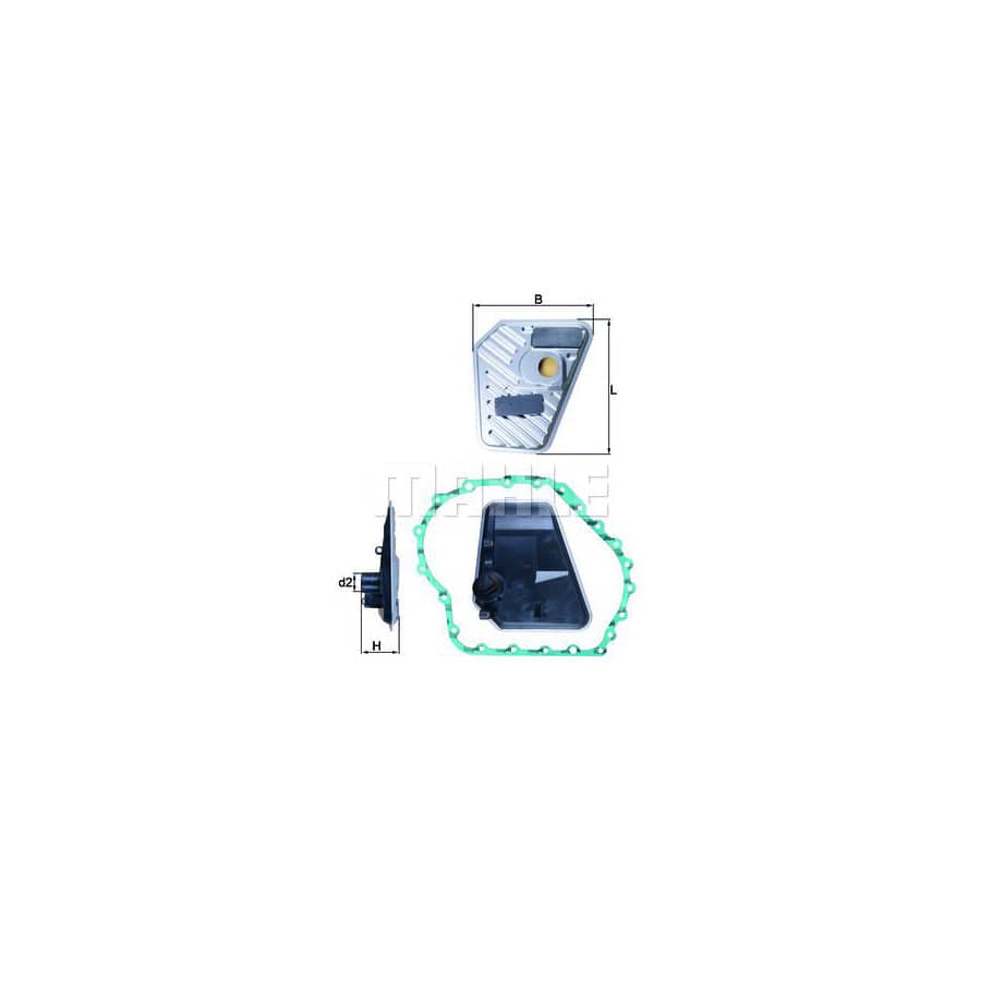 Mahle Original Hx 168D Hydraulic Filter, Automatic Transmission | ML Performance UK Car Parts
