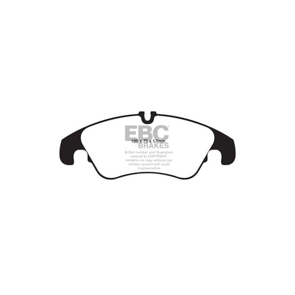 EBC PD06KF706 Audi C7 Greenstuff Front Brake Pad & USR Disc Kit - TRW Caliper (Inc. A6 & A7) 2 | ML Performance UK Car Parts